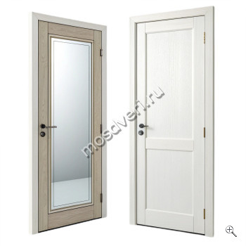 Дверь с зеркалом и отделкой МДФ - купить от производителя Мосдвери Дверь с зеркалом и отделкой МДФ
